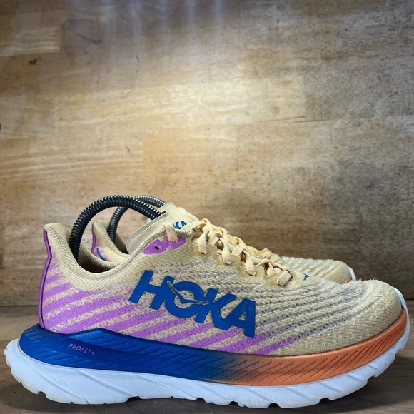 Hoka One One Shoes - Hoka One One Mach 5 Womens Size 8.5 Running Shoes Sneakers Impala Cyclamen